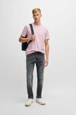 Vaqueros Maine regular fit de denim elástico con orillo gris muy cómodo