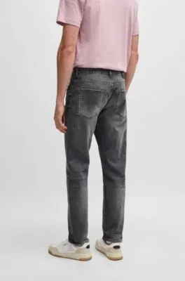 Vaqueros Maine regular fit de denim elástico con orillo gris muy cómodo