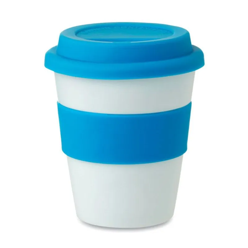 Vaso personalizado con tapa de silicona de 350 ml Astoria