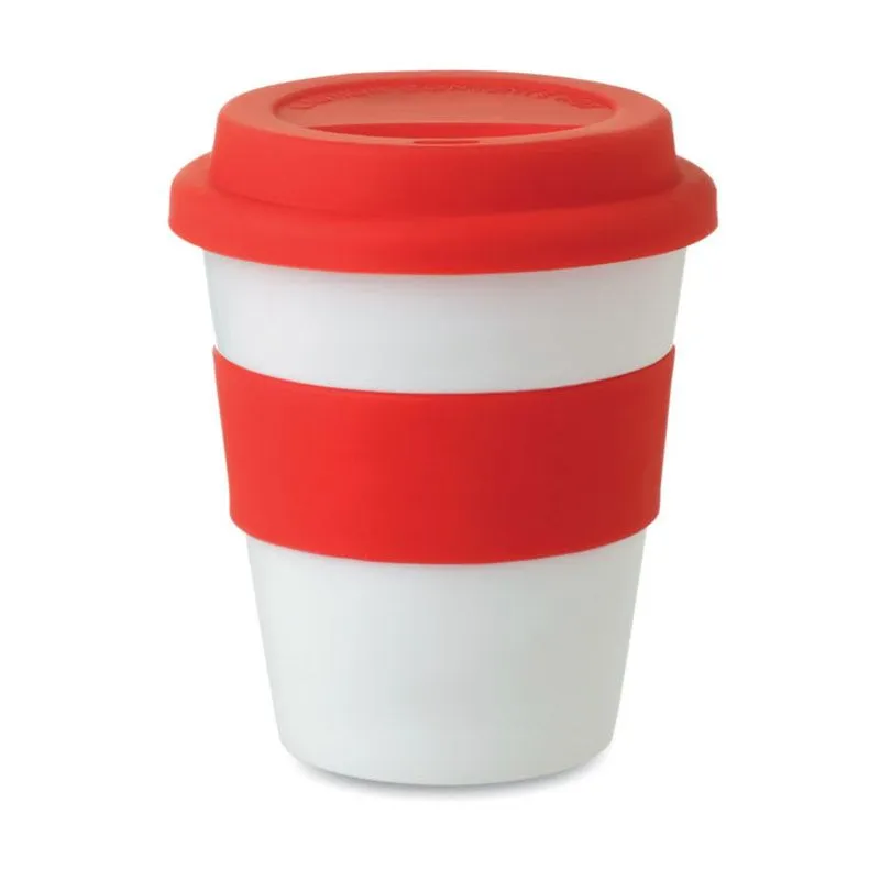 Vaso personalizado con tapa de silicona de 350 ml Astoria
