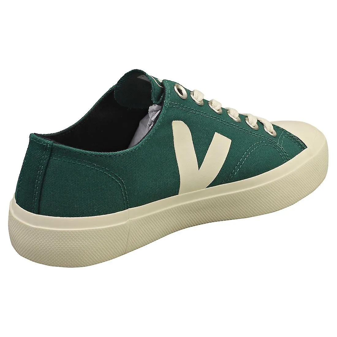 VEJA Wata Ii Low Womens Casual Trainers in Green Off White
