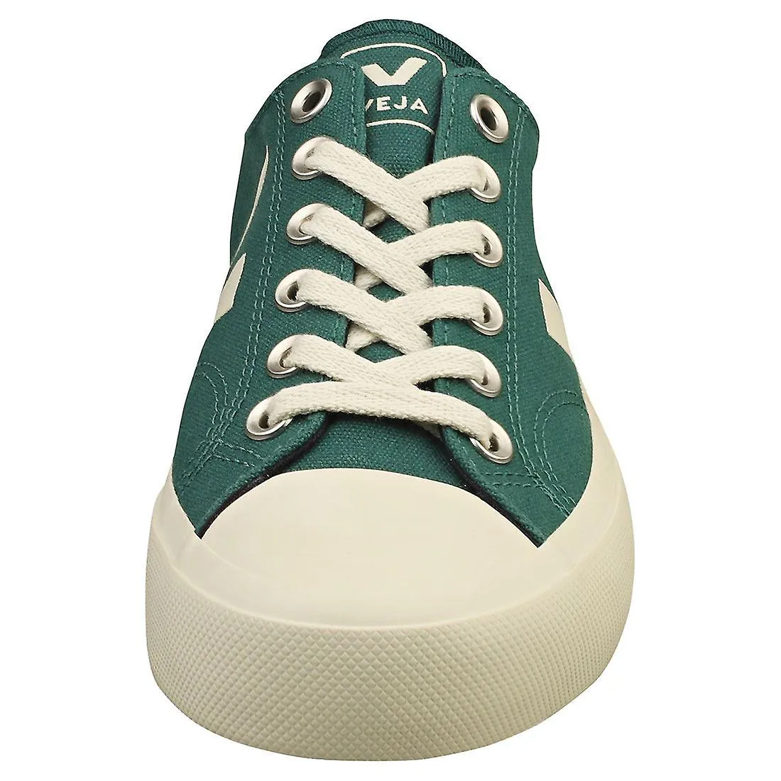 VEJA Wata Ii Low Womens Casual Trainers in Green Off White