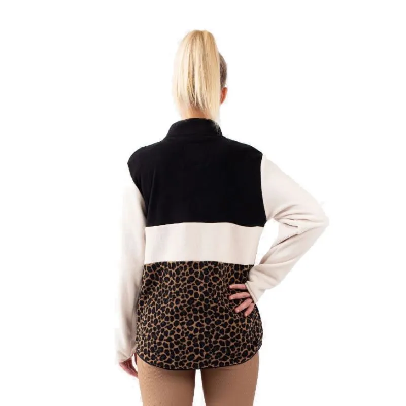 Vellón para mujer Eivy Vellón de montaña (leopardo)