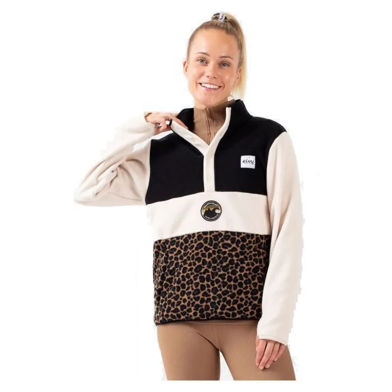 Vellón para mujer Eivy Vellón de montaña (leopardo)