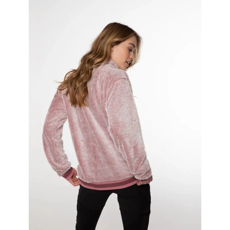 Vellón Protest Bestio 1/4 Zip (Pink Tulip) para mujer