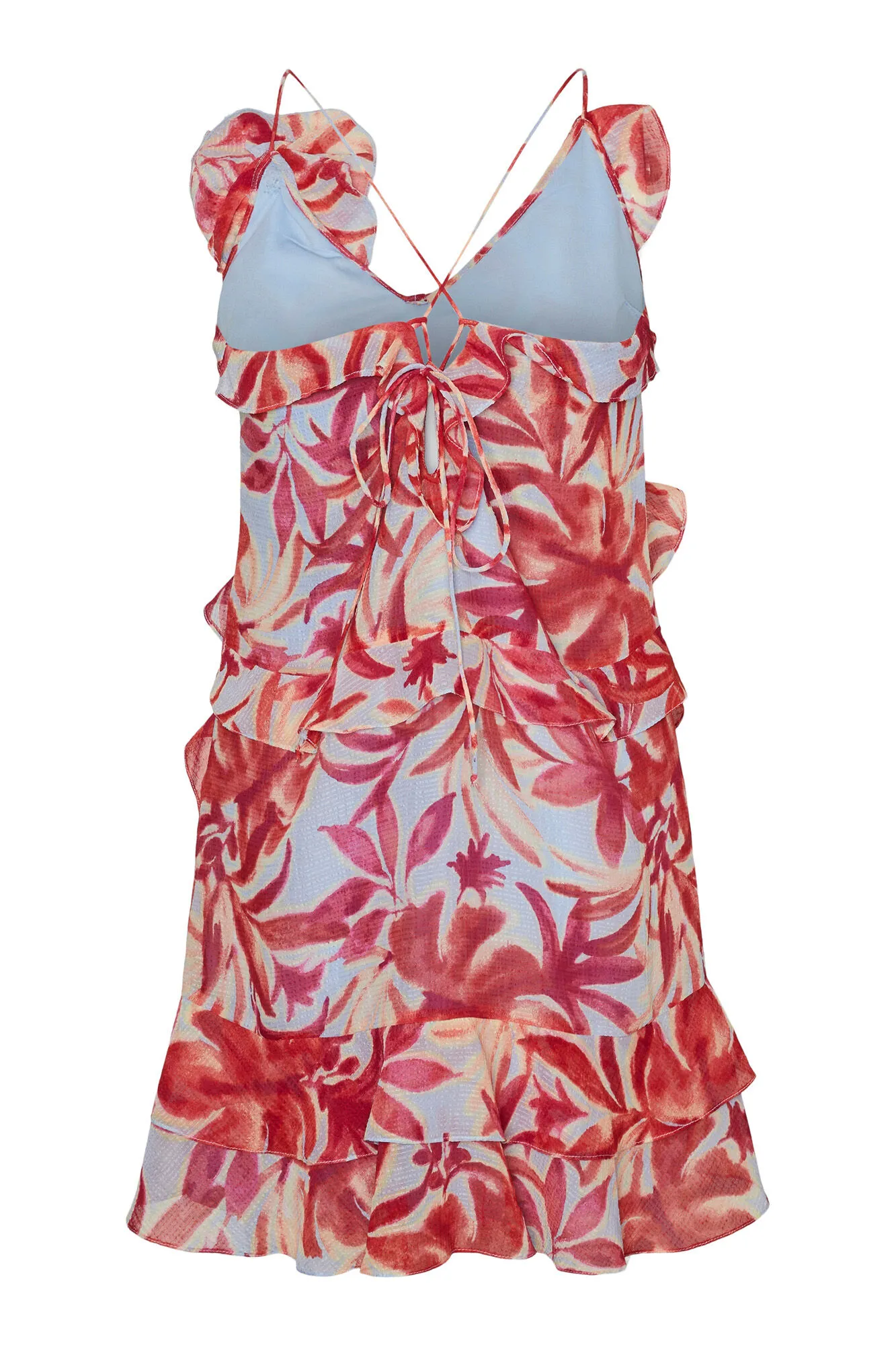 Vero Moda Vestido corto de volantes
