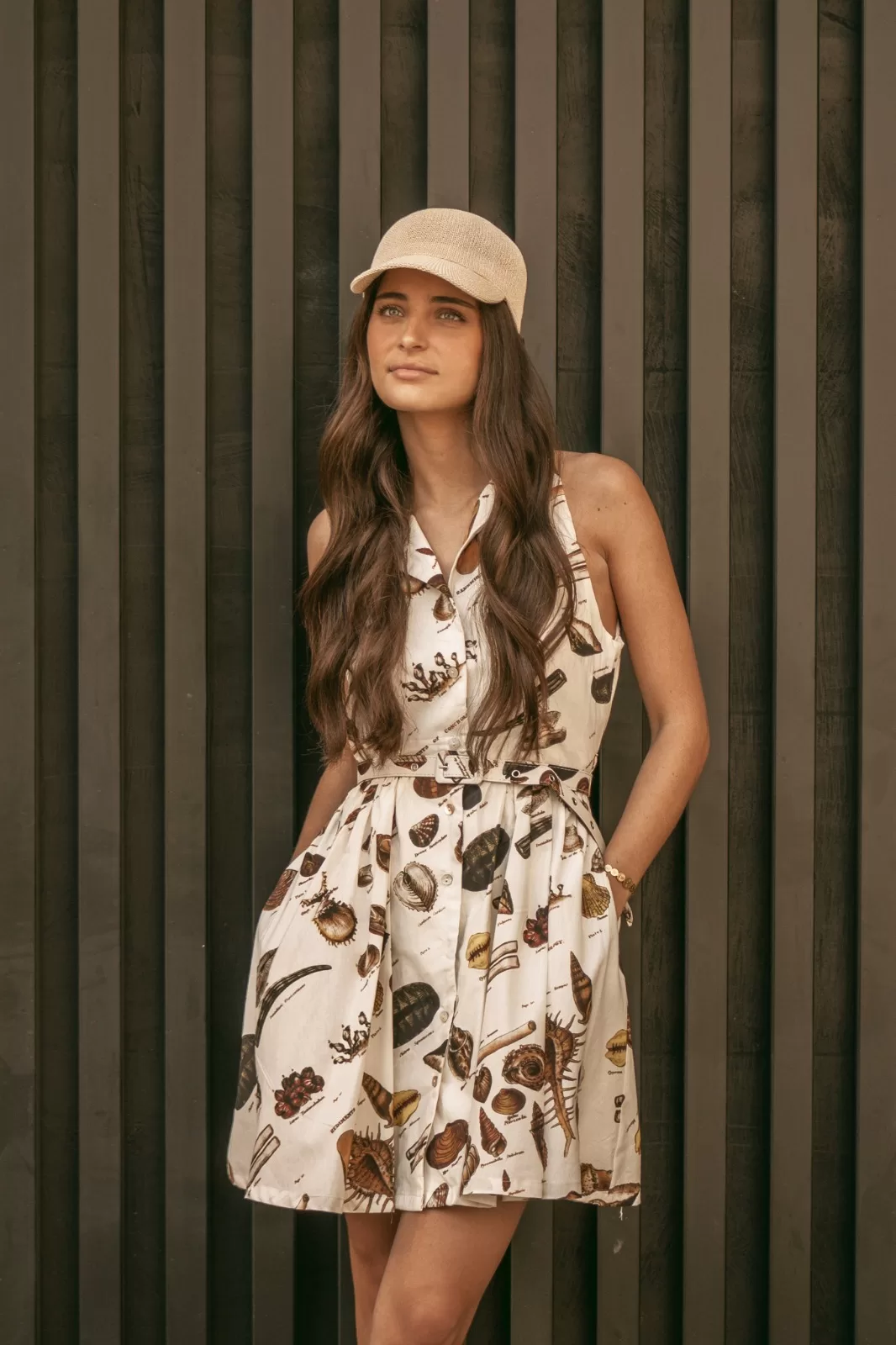 VESTIDO CORTO COQUILLE