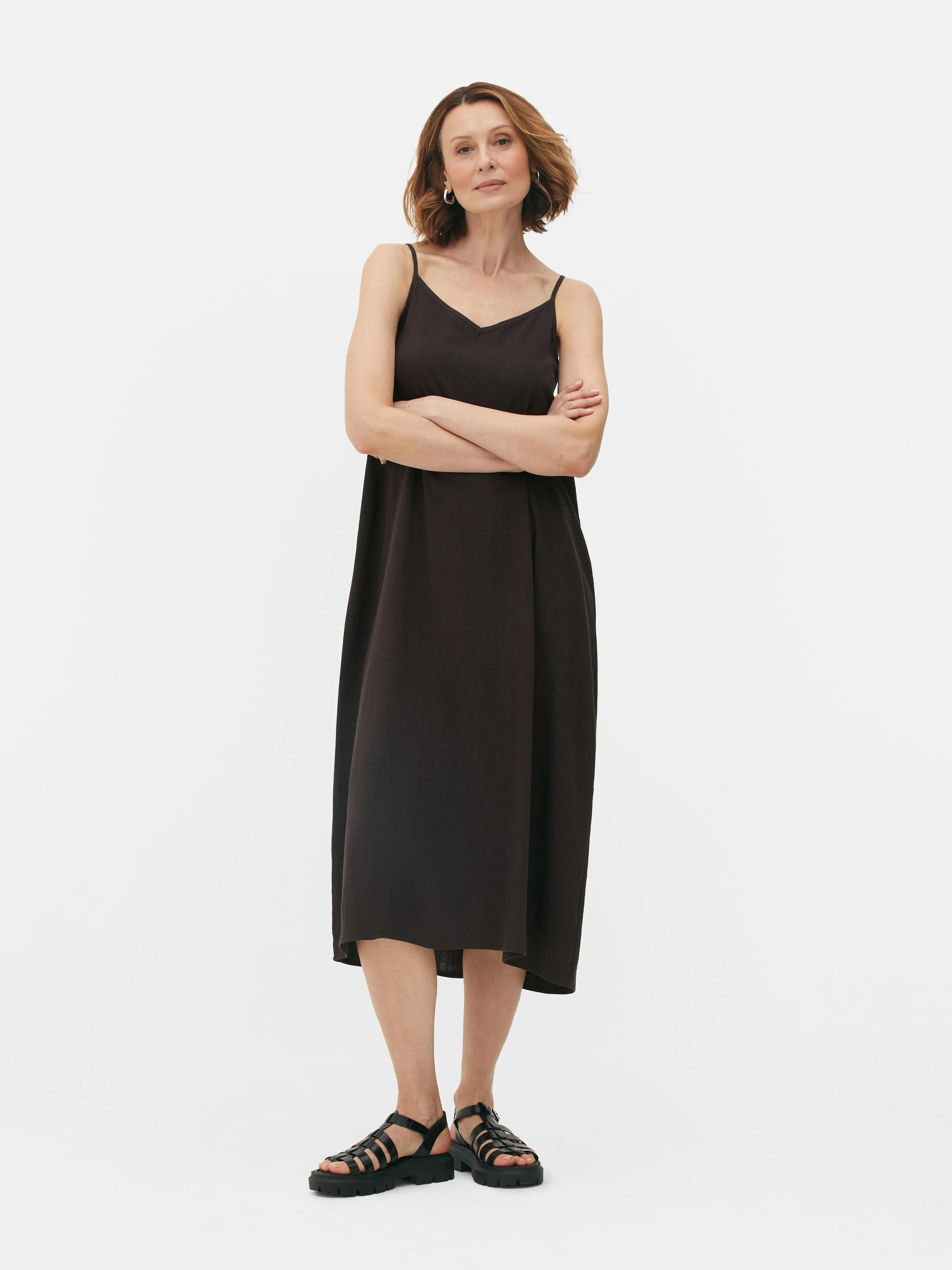 Vestido de tirantes tipo combinación