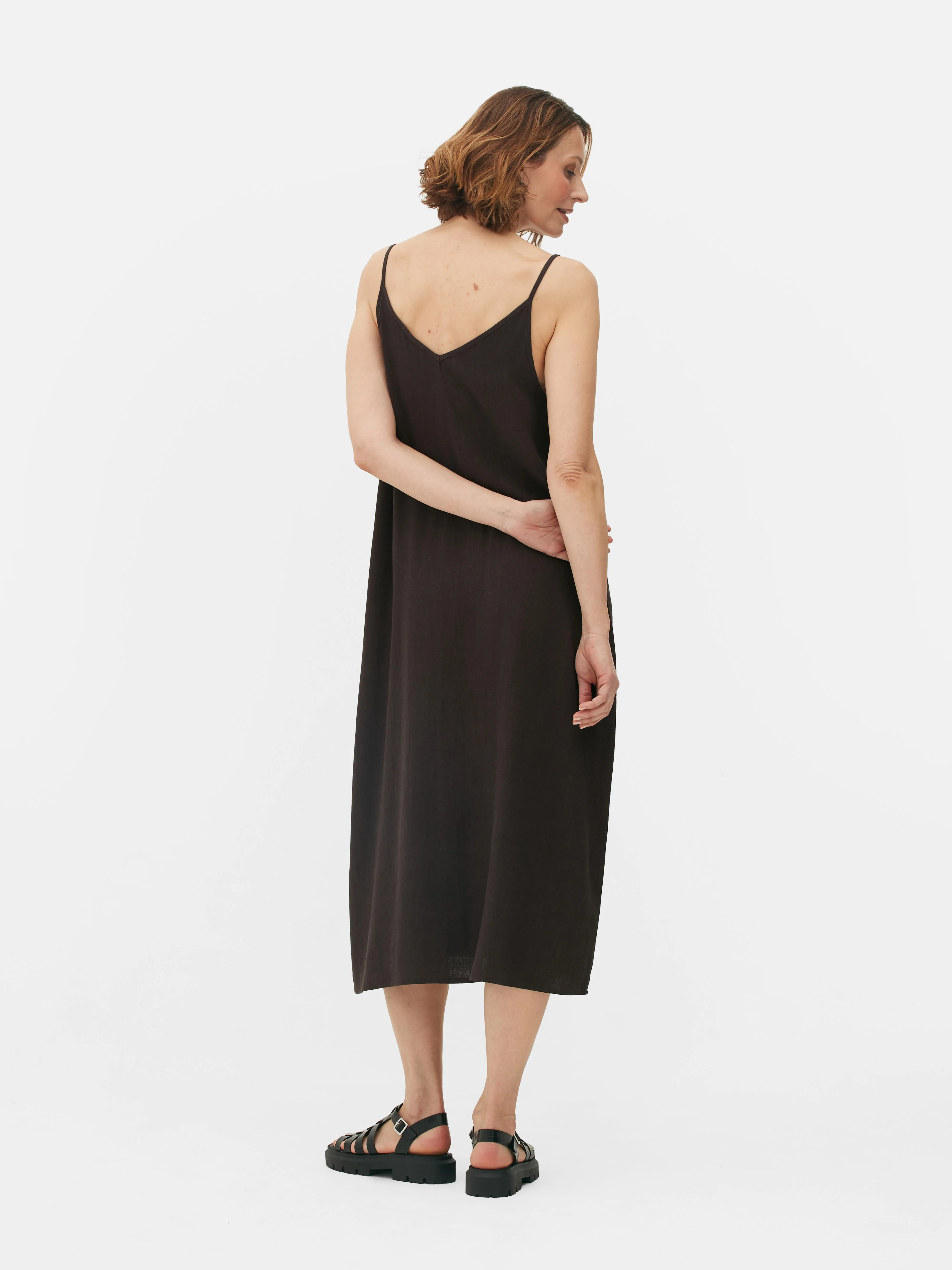 Vestido de tirantes tipo combinación