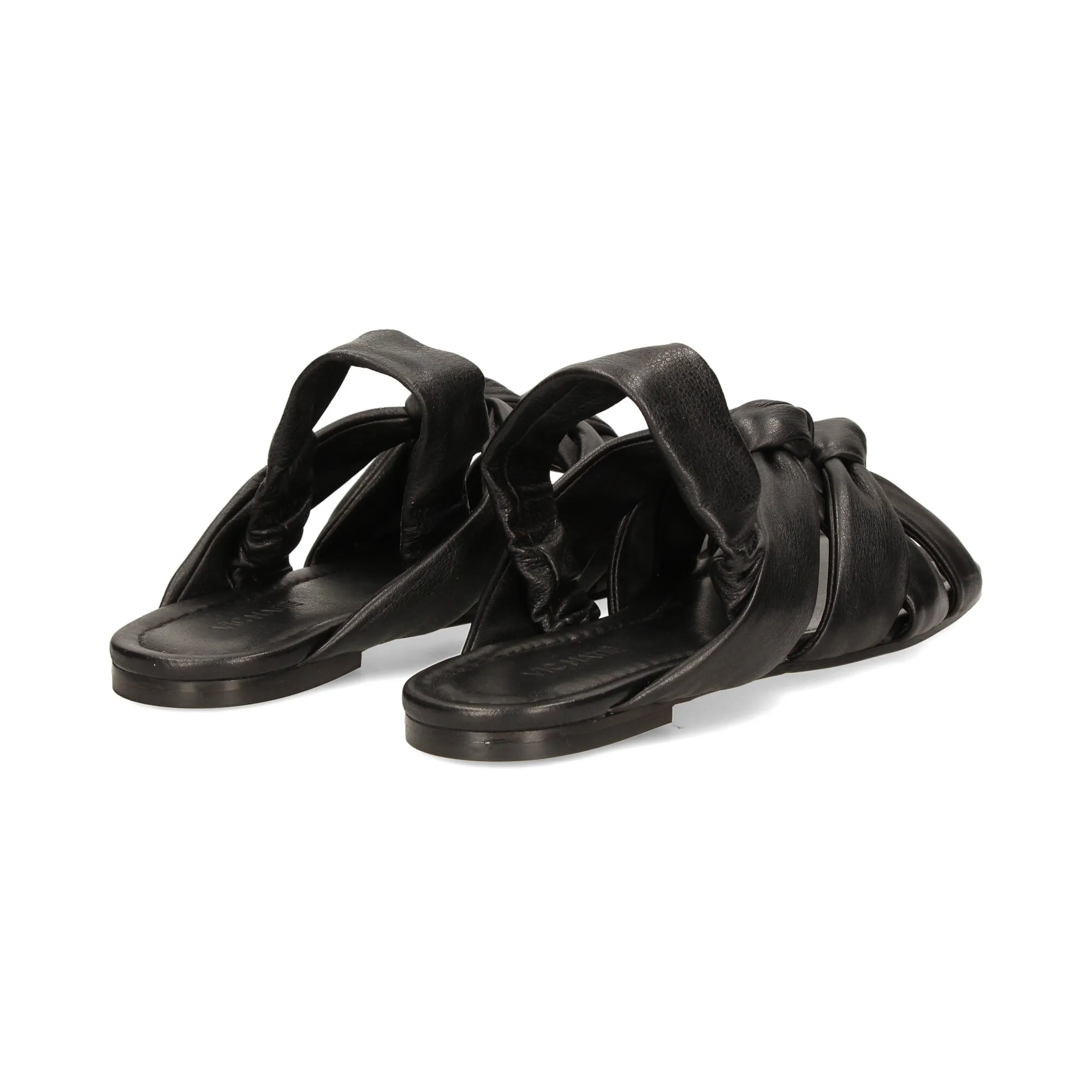 VIC MATIE Sandalias planas de Mujer 101 NEGRO