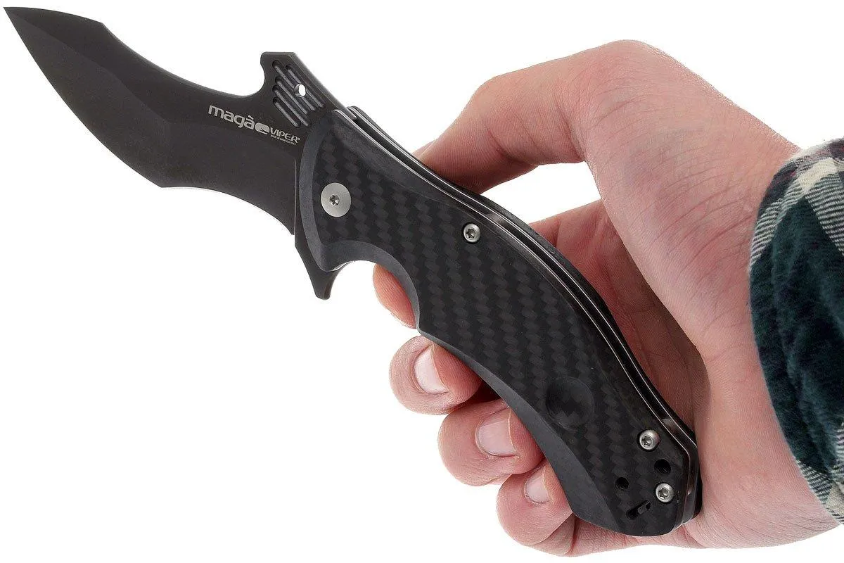 VIPER MAGà V5914FC N690 PVDCOATING PLAIN EDGE, CARBON
