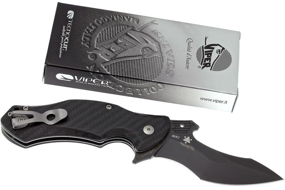 VIPER MAGà V5914FC N690 PVDCOATING PLAIN EDGE, CARBON