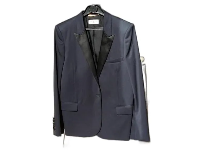 Yves Saint Laurent Chaquetas Azul marino 