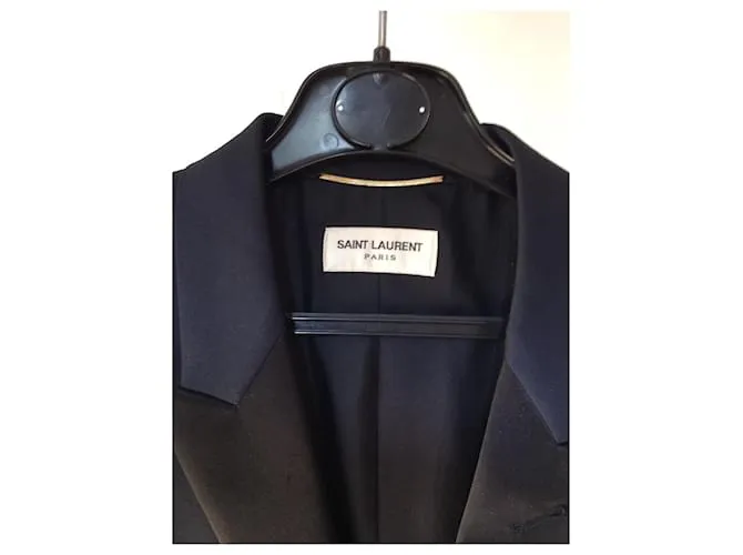 Yves Saint Laurent Chaquetas Azul marino 