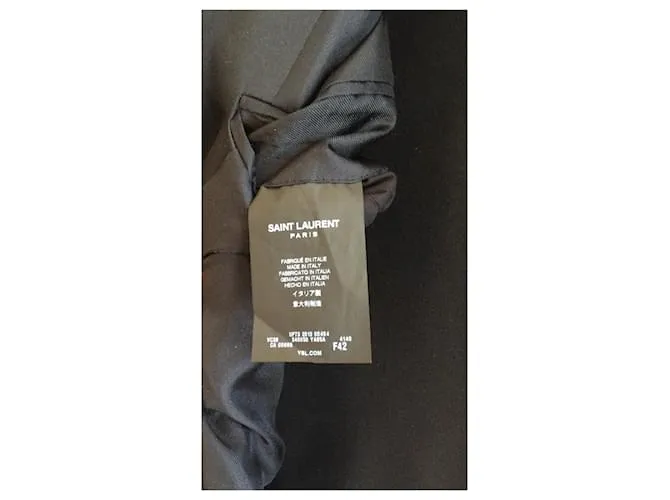 Yves Saint Laurent Chaquetas Azul marino 