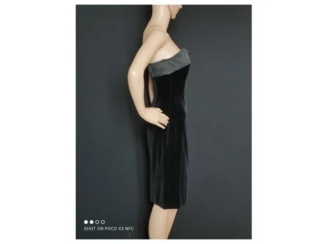 Yves Saint Laurent Vestidos Negro 