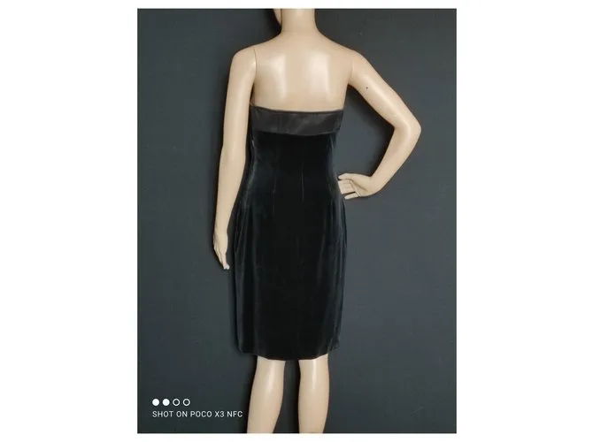 Yves Saint Laurent Vestidos Negro 