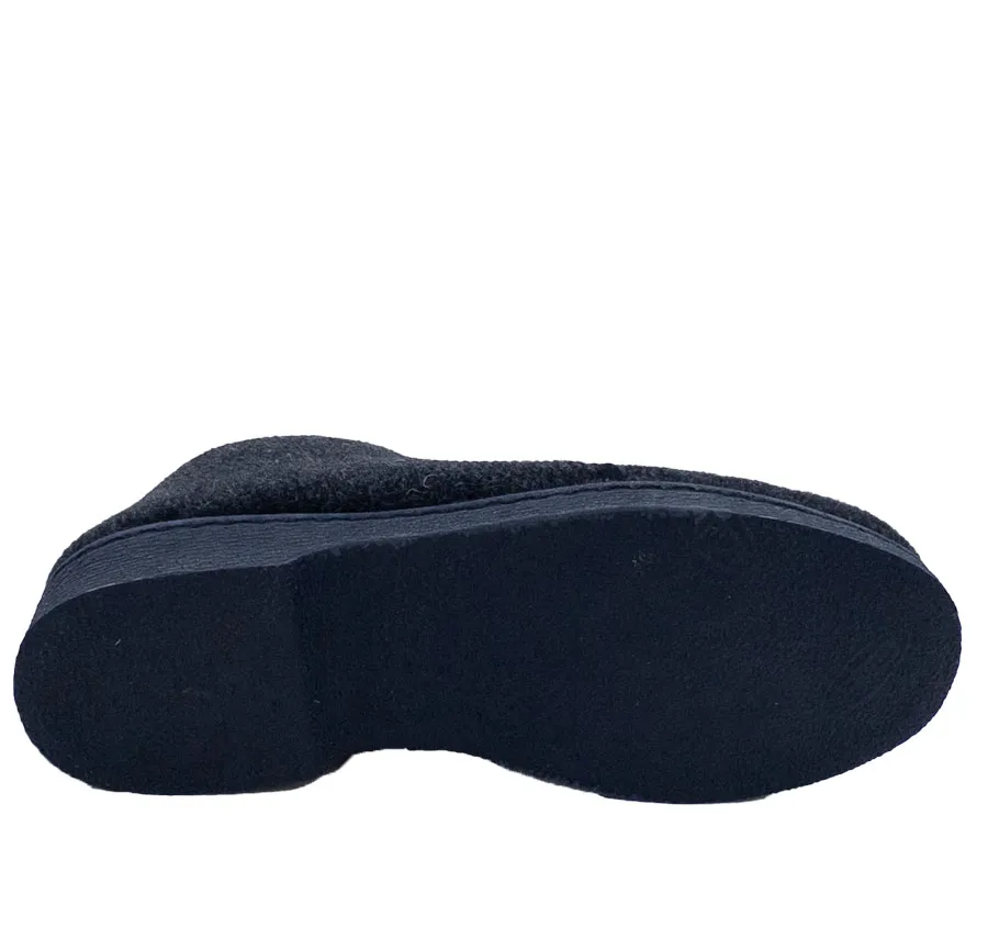 ZAPATILLA DOCTOR CUTILLAS 148 TEJIDO ECORECICLADO MARINO FORRO LANA BOTA CREMALLERAS DE HOMBRE 27249