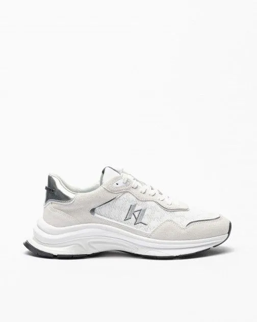 Zapatillas blancas Karl Lagerfeld LUX FINESSE Monogram Lace Lo Blanco