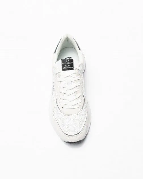 Zapatillas blancas Karl Lagerfeld LUX FINESSE Monogram Lace Lo Blanco