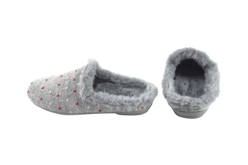ZAPATILLAS CASA GARZON 5000 GRIS PERLA