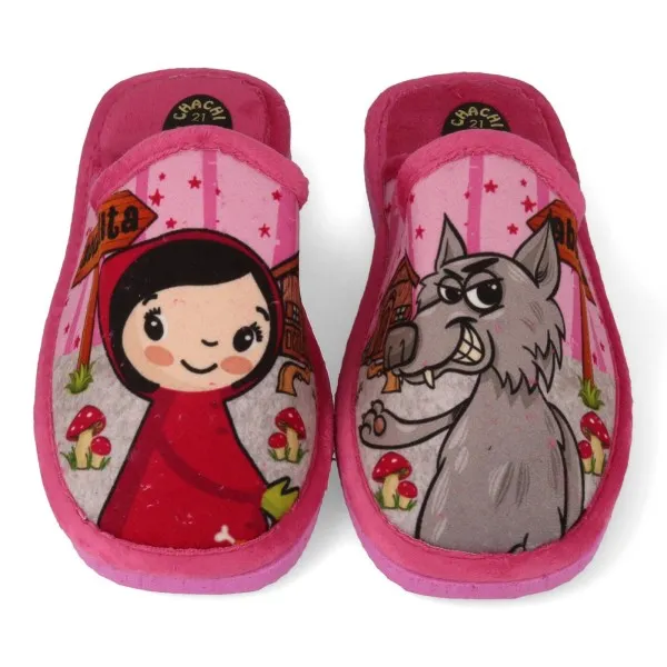 ZAPATILLAS DE CASA NIÑA MOD. CAPERUCITA