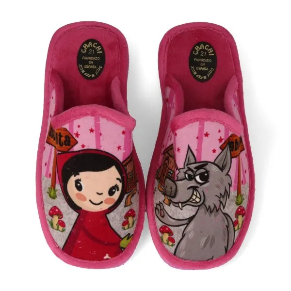 ZAPATILLAS DE CASA NIÑA MOD. CAPERUCITA