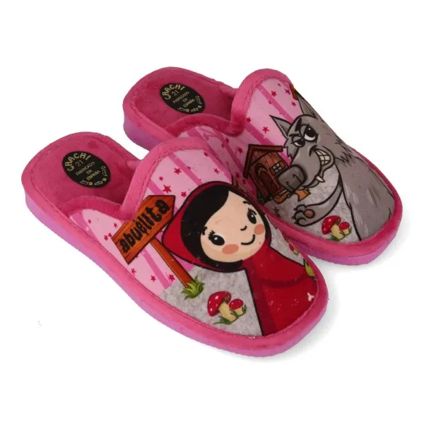 ZAPATILLAS DE CASA NIÑA MOD. CAPERUCITA