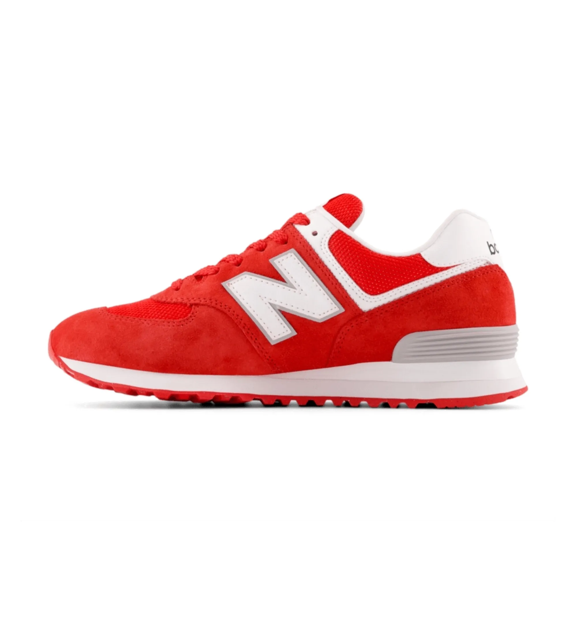 Zapatillas de Piel 574 rojo