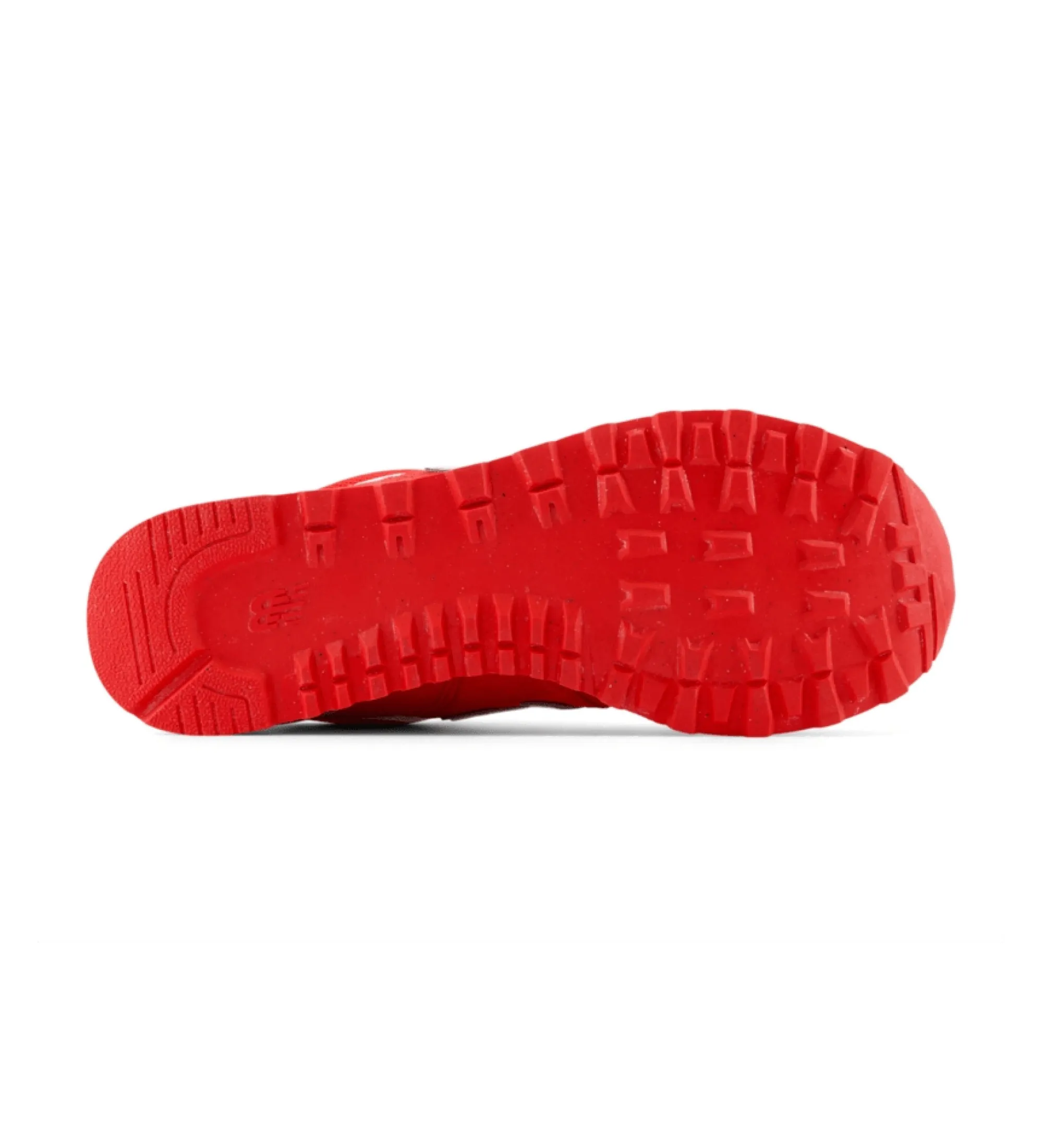 Zapatillas de Piel 574 rojo