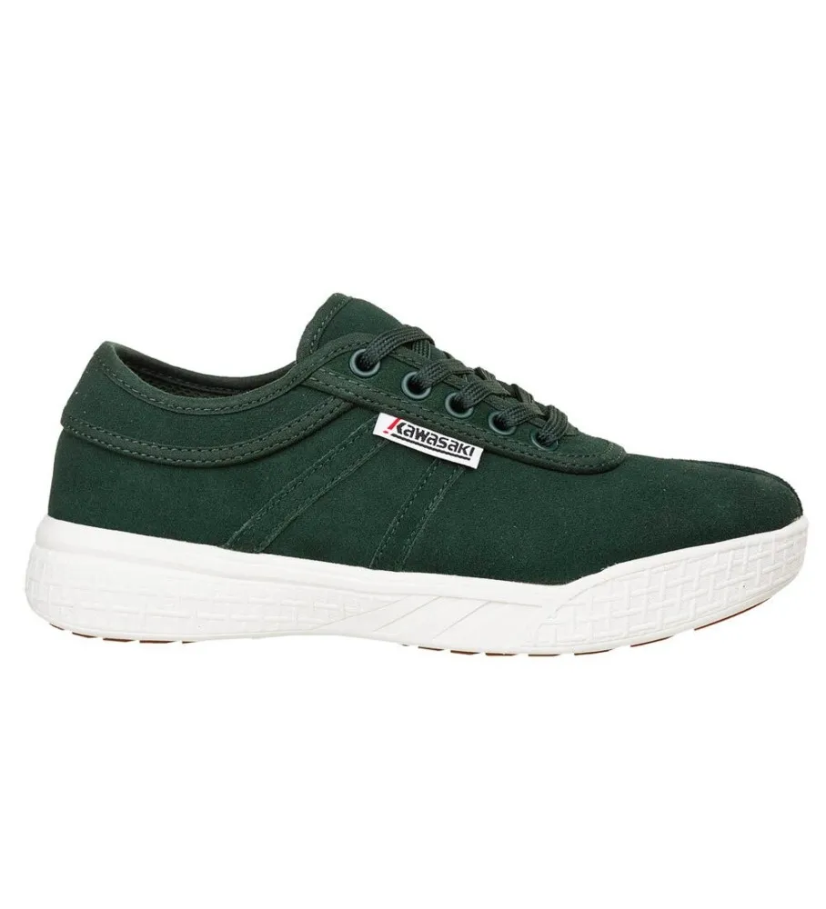 Zapatillas de Piel Leap verde