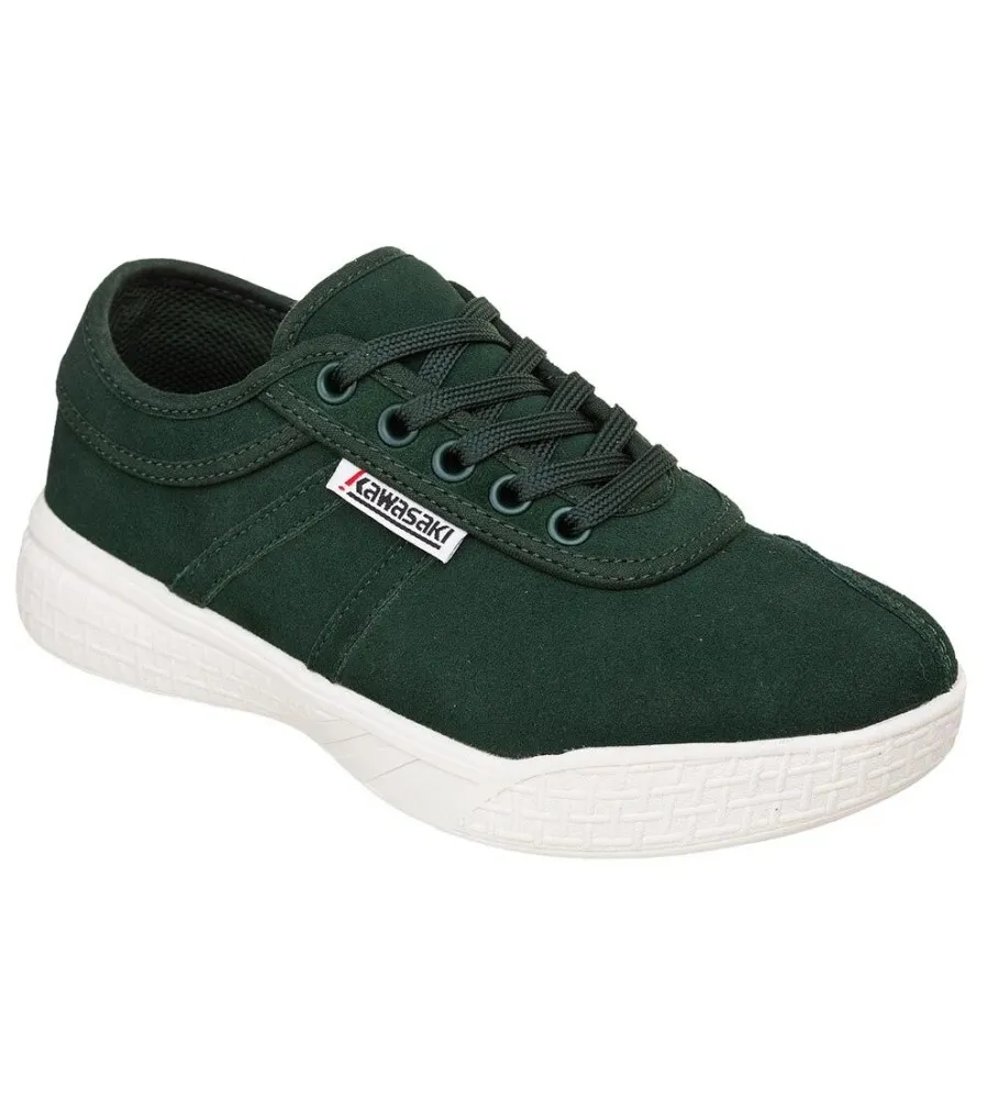 Zapatillas de Piel Leap verde
