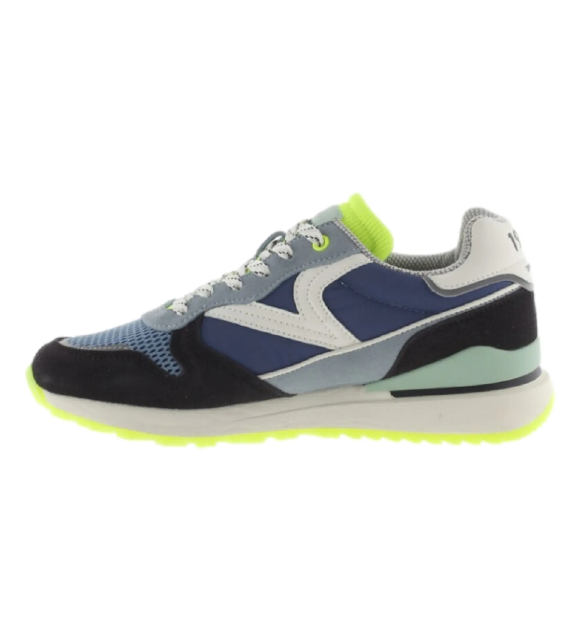 Zapatillas de piel Leggera marino