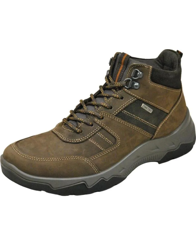 ZAPATILLAS DEPORTE DE HOMBRE IMAC  BOTA DE CORDON PARA PLANTILLAS HOMBRE ANCHO SUELA COFFEEBROWN