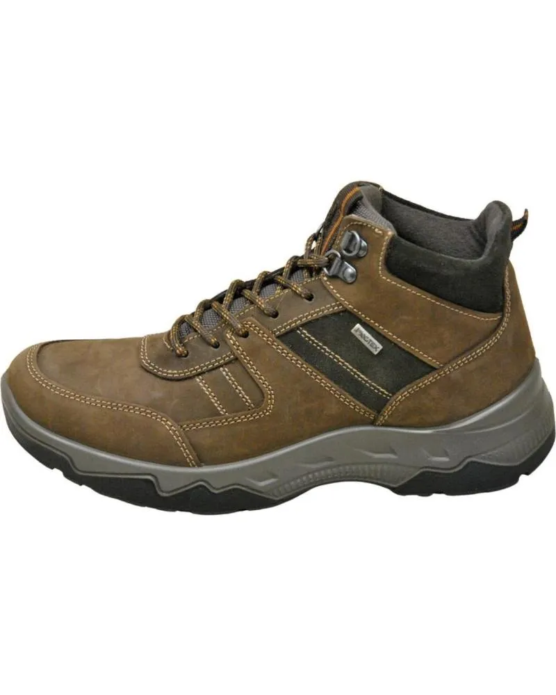 ZAPATILLAS DEPORTE DE HOMBRE IMAC  BOTA DE CORDON PARA PLANTILLAS HOMBRE ANCHO SUELA COFFEEBROWN