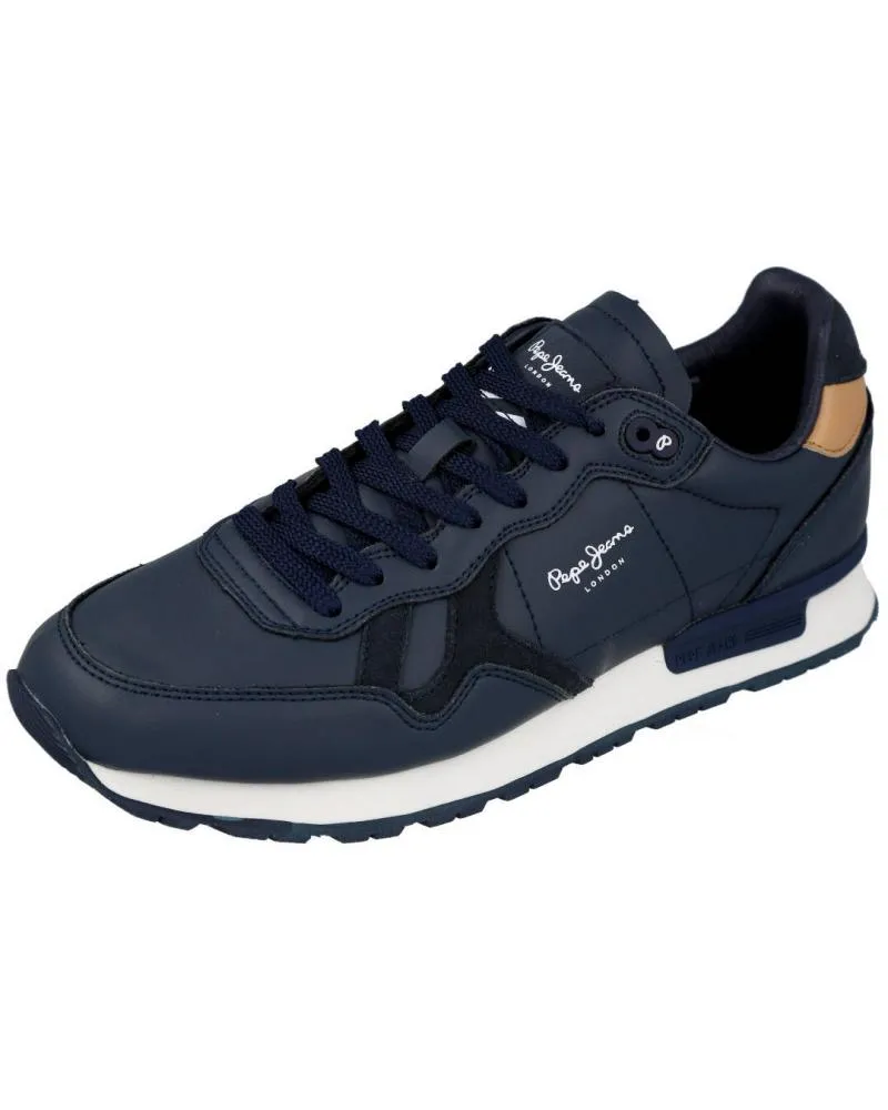 Zapatillas deporte de Hombre PEPE JEANS PMS30850 BRITT MAN FLAG CLASIC AZUL