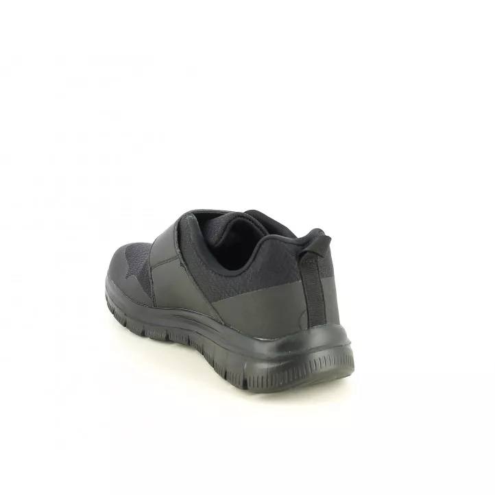 Zapatillas deportivas Vicmart negro con velcro, plantilla acolchada y extraíble