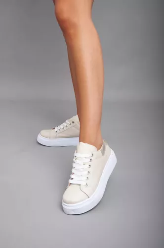 ZAPATILLAS MUJER BAJAS MODA LIVIANA COMODA ECO CUERO ART110