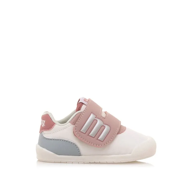  Zapatillas Mustang kids LOSFO NUDE   NYLSON BLANCO