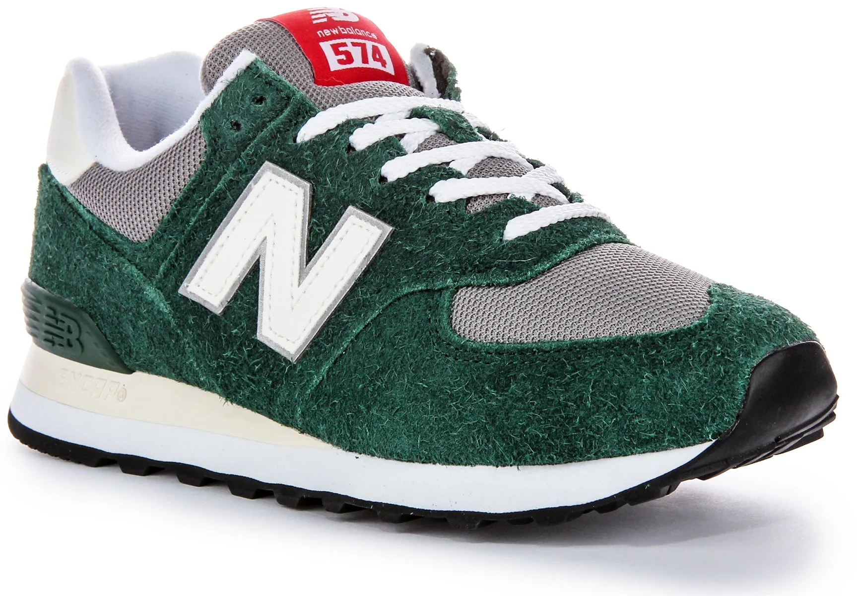 Zapatillas New Balance LW Eva Foam Cushion Encap Mids de ante y malla en verde
