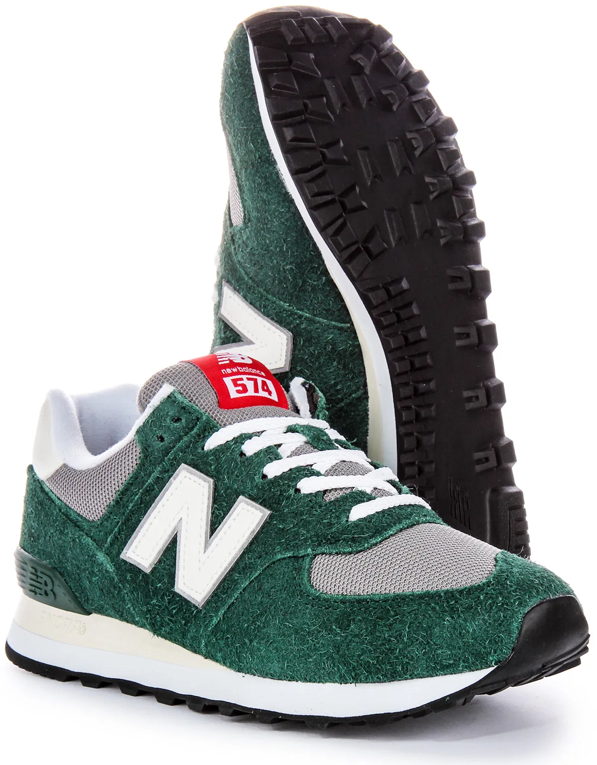 Zapatillas New Balance LW Eva Foam Cushion Encap Mids de ante y malla en verde