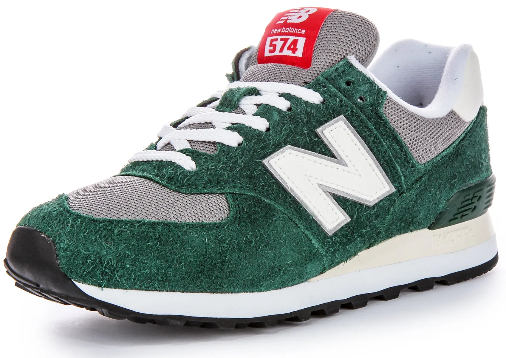 Zapatillas New Balance LW Eva Foam Cushion Encap Mids de ante y malla en verde