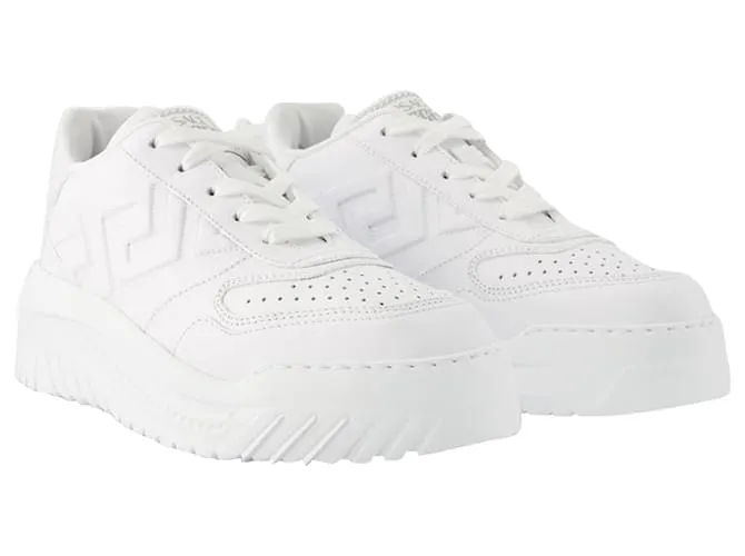 ZAPATILLAS ODISSEA  VERSACE  TEJIDO  BLANCO 