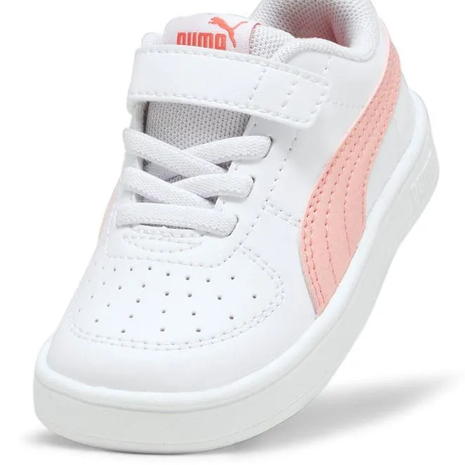 Zapatillas Puma Rickie AC Niñas Velcro Blanco/Rosa