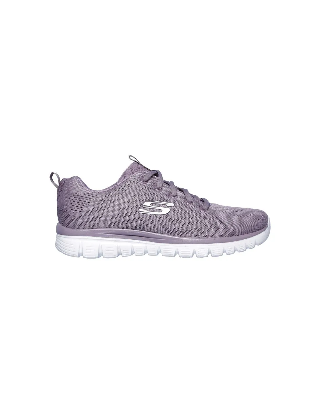 ZAPATILLAS SKECHERS GRACEFUL  GET CONNECTED LILA MUJER