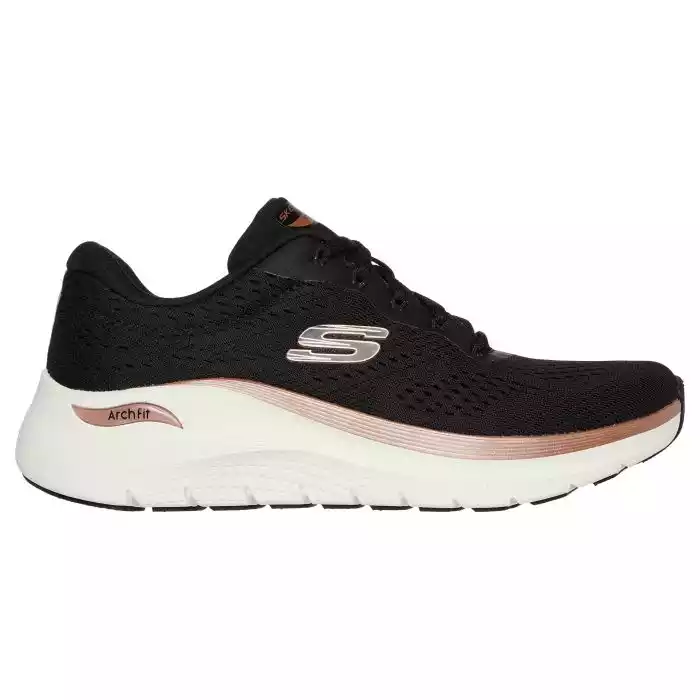 ZAPATILLAS SKECHERS WM ARCH FIT 2.0 GLOW THE DISTANCE 150067BKRG