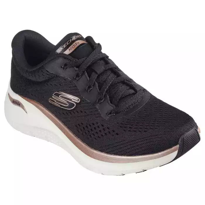 ZAPATILLAS SKECHERS WM ARCH FIT 2.0 GLOW THE DISTANCE 150067BKRG