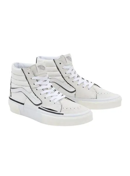 ZAPATILLAS VANS SK8HI RECONSTRUCT BLANCO
