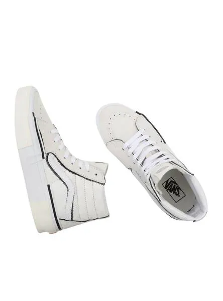 ZAPATILLAS VANS SK8HI RECONSTRUCT BLANCO