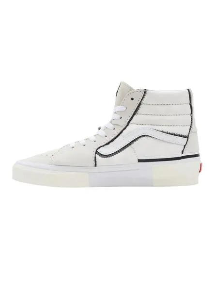 ZAPATILLAS VANS SK8HI RECONSTRUCT BLANCO